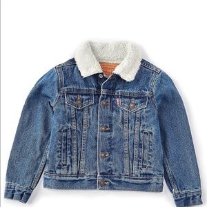Baby Boy Levi’s Sherpa Collar Denim Jacket